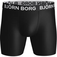 Heren boxershort - Performance - 1-Pack - Black - Zwart microfiber ondergoed - thumbnail