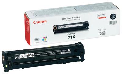 Canon Toner 716 BK Origineel Zwart 2300 bladzijden 1980B002
