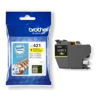 Brother Inktcartridge LC-421Y Origineel Geel LC421Y - thumbnail
