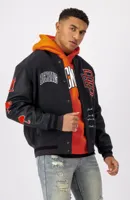 Black Bananas Logistics Varsity Jack Heren Grijs - Maat XS - Kleur: Grijs | Soccerfanshop - thumbnail