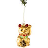 Nordic Light Kerstbal Maneki Neko 10 cm - thumbnail