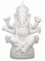 Ganesha Beeld (17 cm) - thumbnail
