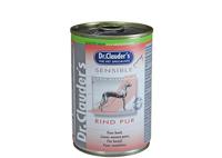 Dr. Clauder&apos;s Sensible puur rund natvoer hond 6 x 400 g - thumbnail