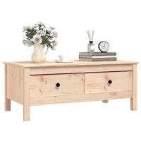 Salontafel 100x50x40 cm massief grenenhout - thumbnail