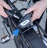 FISCHER FAHRRAD 85861 Gepantserd kettingslot Zwart Sleutelslot - thumbnail