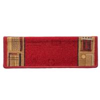 Trapmatten zelfklevend 5 st 65x21x4 cm rood - thumbnail