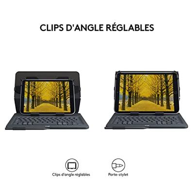 Logitech Universal Folio 10 Tablet folio Zwart - thumbnail