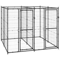 Hondenkennel 4,84 m² staal - thumbnail