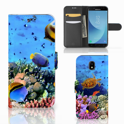 Samsung Galaxy J5 2017 | Telefoonhoesje | Met pasjeshouder | Vissen