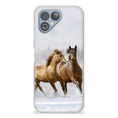 Fairphone 5 | TPU Hoesje | Paarden Fairphone 5 | TPU Hoesje | Paarden