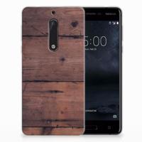 Nokia 5 | Bumper Hoesje | Old Wood - thumbnail