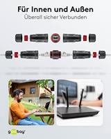 NET STP Koppelstuk IP68 - CAT6 - voor buitengebruik - waterdicht - voor internetkabels - ethernet kabel - CAT kabel - thumbnail