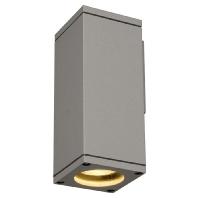 SLV Theo Wall 229524 Buitenlamp (wand) LED GU10 35 W Zilver-grijs