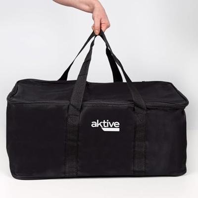 Draagbare en rookvrije houtskoolbarbecue Aktive Roestvrij staal Ijzer 45 x 19 x 28 cm