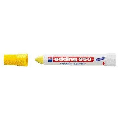 Viltstift edding 950 pasta rond 10mm geel | 10 stuks