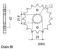 ESJOT Sprocket 530 16z standard - thumbnail