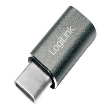 LogiLink USB 2.0 Adapter [1x USB-C stekker - 1x Micro-USB 2.0 B bus] AU0041