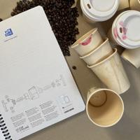 Spiraalblok Oxford My Rec'Up A4 ruit 5x5mm 90vel blauw - thumbnail