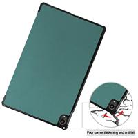 3-Vouw sleepcover hoes - Lenovo Tab P11 / P11 Plus - Groen - thumbnail