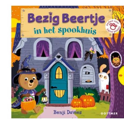 Bezig Beertje In het spookhuis - Benji Davies - Hardcover (9789025767402)