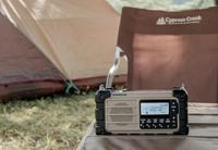 Sangean MMR-99 Outdoorradio VHF (FM) Noodradio, Bluetooth Zonnepaneel, Spatwaterbestendig, Stofdicht, Zaklamp Bruin - thumbnail