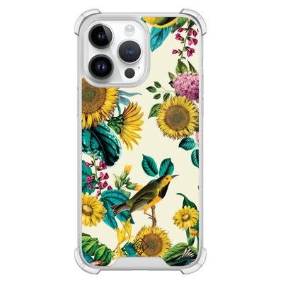 iPhone 14 Pro Max shockproof hoesje - Sunflowers