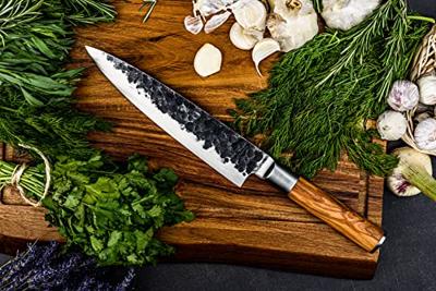 FORGED - Olive Forged - Koksmes Olijfhout 20cm - thumbnail