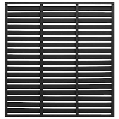 VidaXL Schuttingpaneel 180x180 cm hkc zwart VidaXL Schuttingpaneel 180x180 cm hkc zwart
