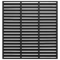 Schuttingpaneel 180x180 cm HKC zwart - thumbnail
