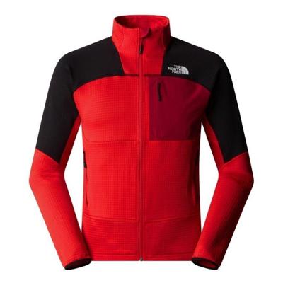 The North Face Stormgap Powergrid Fleece Heren High Risk Red - TNF Black L The North Face Stormgap Powergrid Fleece Heren High Risk Red - TNF Black L