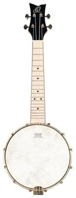 Ortega OUBJE90-MA-L Left-handed Banjolele Natural elektrisch-akoestische linkshandige banjolele