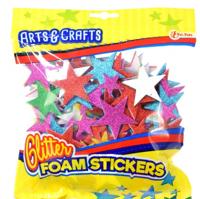 Toi Toys foamstickers in hersluitbare zak sterren - thumbnail