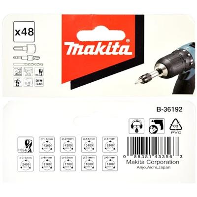 Makita Accessoires B-36192 | boor-/schroefset | 48-Delig - B-36192