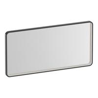 Brauer Sapphire Spiegel - Rechthoekig met Afgeronde Hoeken - 100 cm - met Gunmetal Frame - met Directe LED-Verlichting - Dimbaar en met Kleurfunctie - met Afstandsbediening - thumbnail