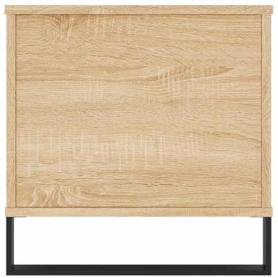 Salontafel 90x44,5x45 cm bewerkt hout sonoma eikenkleurig