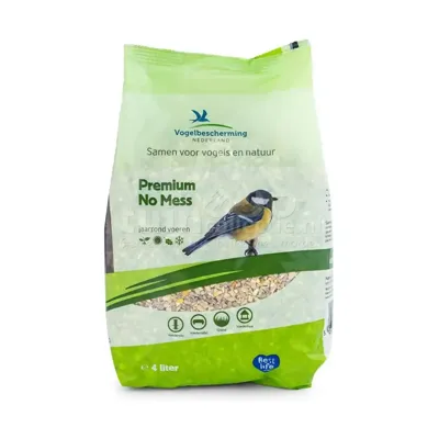 Vogelbescherming Nederland No Mess Strooivoer 4L Vogelbescherming Nederland No Mess Strooivoer 4L