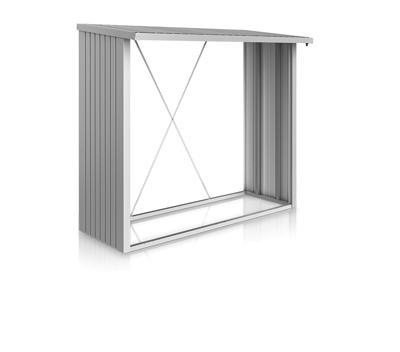 Biohort metalen multi opslagplaats Woodstock 157x102x199 cm- Lessenaarsdak- Metaal- Biohort