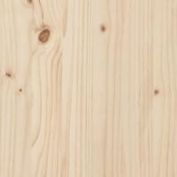 Bedframe met hoofdbord massief grenenhout 120x200 cm - thumbnail