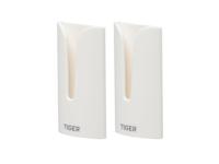 Tiger Handdoekhaak Tulip Zelfklevend 2 Stuks Wit - thumbnail