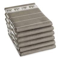 DDDDD DDDDD Theedoek Koe 60x65 Taupe - thumbnail