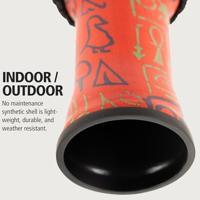 Meinl PADJ1 Rope Tuned Travel Series Pharaoh's Script 8 inch djembe - thumbnail