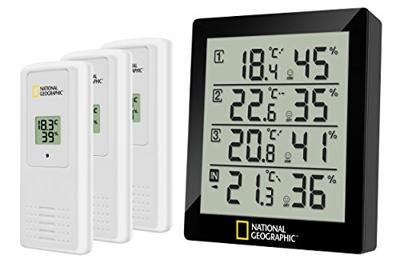 NATIONAL GEOGRAPHIC Thermo-hygrometer black 4 measurement results NATIONAL GEOGRAPHIC Thermo-hygrometer black 4 measurement results