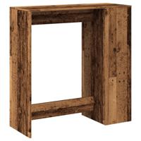 Bartafel met rekken 101x40x103,5 cm bewerkt hout oud houtkleur - thumbnail