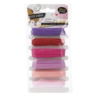 Papieren Lint Paars en Roze Tinten, 6x5mtr. - thumbnail