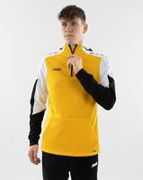 JAKO 6770 Sweater Met Kap Dynamic - Geel/Wit/Zwart - L - thumbnail