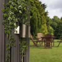 Solar Wandlamp LED Zilver - thumbnail
