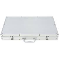 Pokerset met 1000 laser chips aluminium - thumbnail