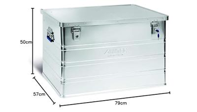 Alutec CLASSIC 186 11186 Transportkist Aluminium (l x b x h) 785 x 565 x 482 mm