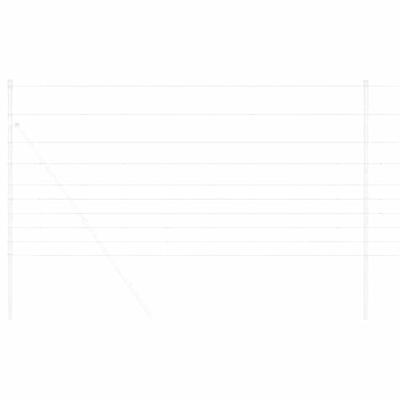 VidaXL Wilde hek warm verzinkt 1000 x 120 x 0,18 cm ijzer