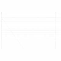 VidaXL Wilde hek warm verzinkt 1000 x 120 x 0,18 cm ijzer - thumbnail